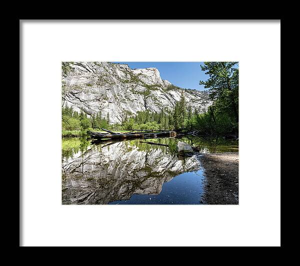 California Framed Print featuring the photograph Mirror Lake by Kevin Suttlehan