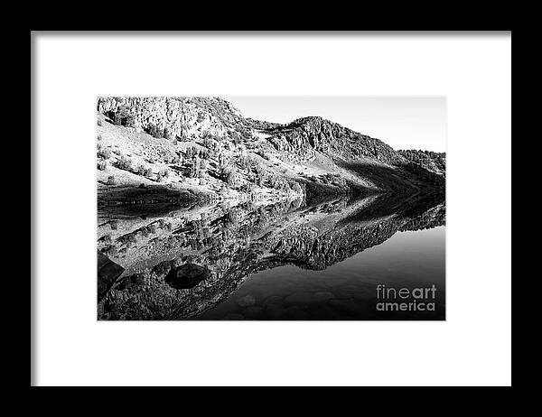 Duck Lake Framed Print featuring the photograph Mirrored by Paul Foutz