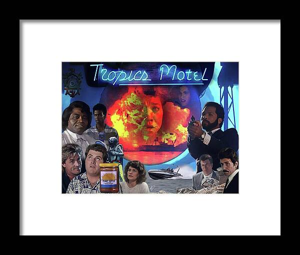 Miami Vice Framed Print featuring the digital art Missing Hours by Mark Baranowski