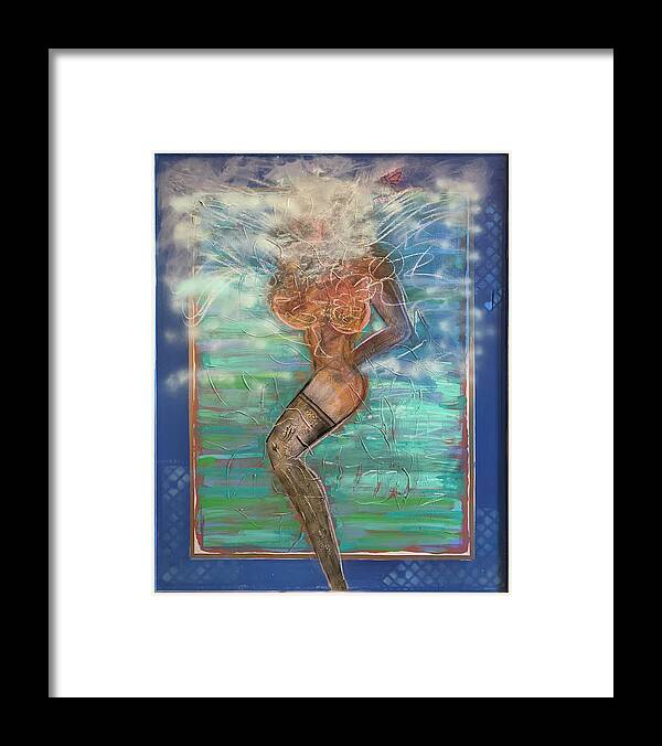 Mistress Framed Print featuring the painting Mistress by Leslie Porter