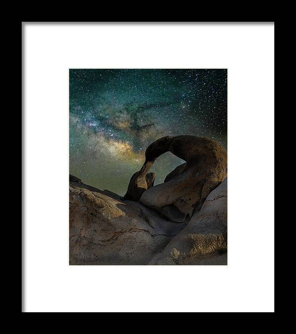 Mobius Arch Framed Print featuring the photograph Mobius Arch by GLENN Mohs
