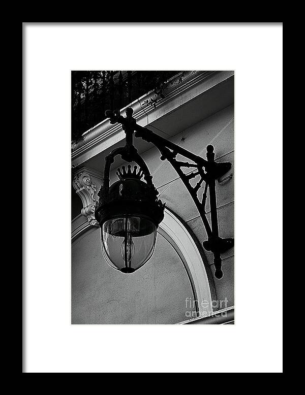 Architecture Framed Print featuring the photograph Monochrome 150 by Fine art photographer Julie