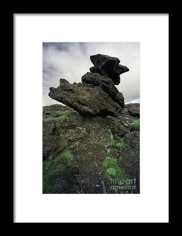 Stone Framed Print featuring the photograph Monolith by Russell Brown