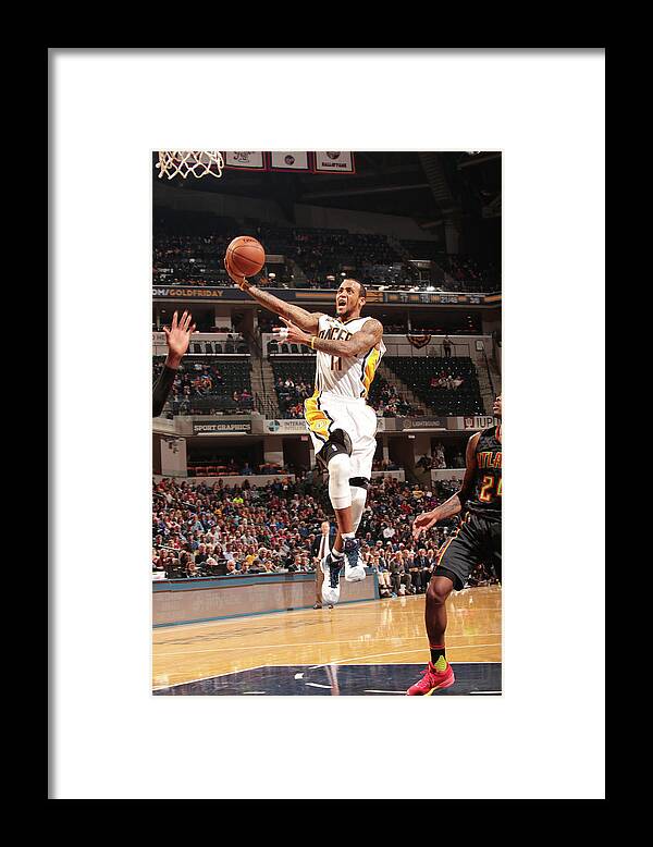 Nba Pro Basketball Framed Print featuring the photograph Monta Ellis by Ron Hoskins