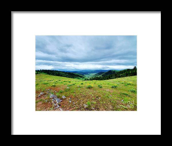Montana Framed Print featuring the photograph Montana Beauty- National Bison Range 2022 by Janie Johnson