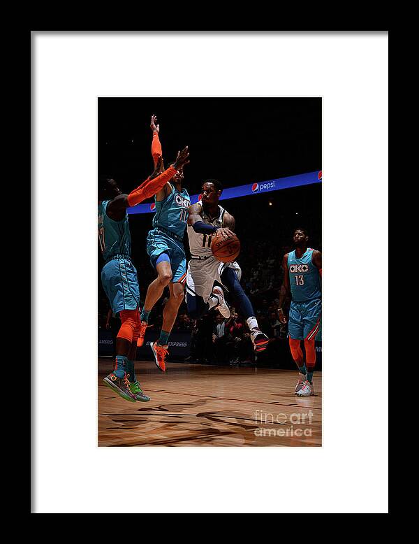 Monte Morris Framed Print featuring the photograph Monte Morris by Bart Young