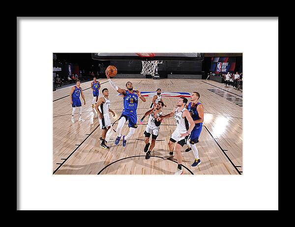 Nba Pro Basketball Framed Print featuring the photograph Monte Morris by David Dow