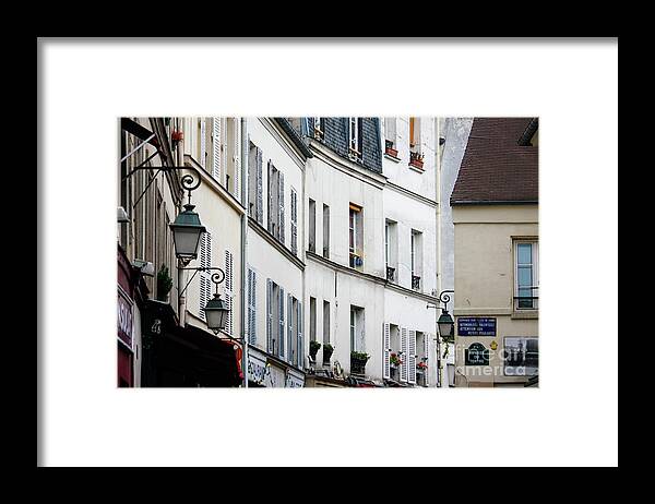 Paris Framed Print featuring the photograph Montmartre by Wilko van de Kamp Fine Photo Art