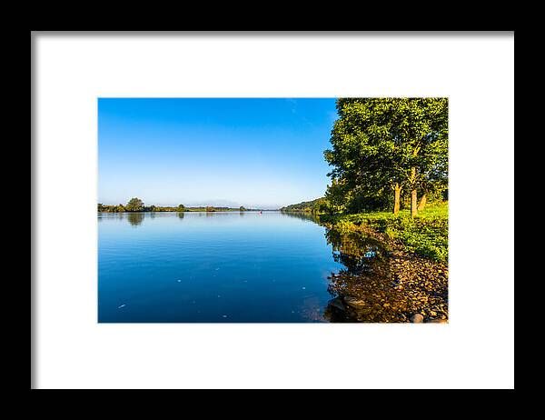 Scenics Framed Print featuring the photograph Mooder Maas by William Mevissen