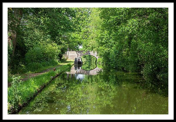 Swivel Bridge Framed Print featuring the photograph Moored and waiting by Steev Stamford