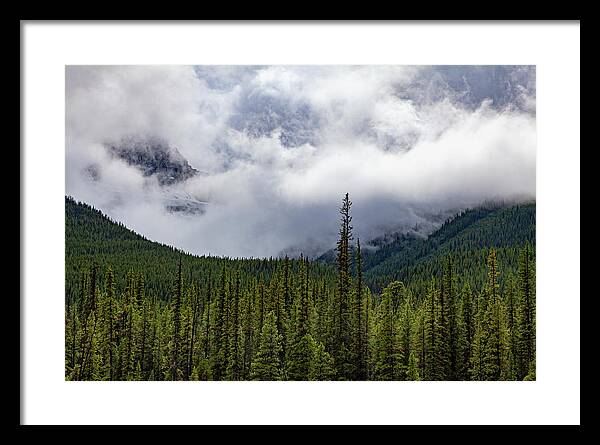 _canada Framed Print featuring the photograph More Mountains and Waterfalls. by Tommy Farnsworth