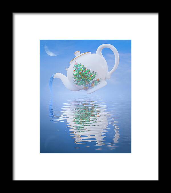 Fantasy Framed Print featuring the digital art More Tea? by Mark Andrew Thomas