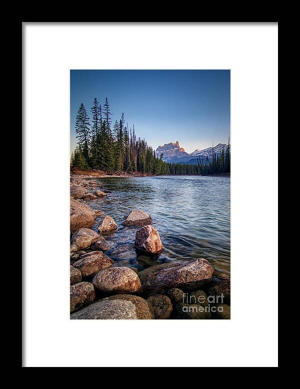 Mountains Framed Print featuring the photograph Morning at the Castle by Thomas Nay