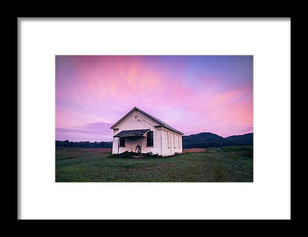 Abandoned Framed Print featuring the photograph Morning Glory by Andy Crawford