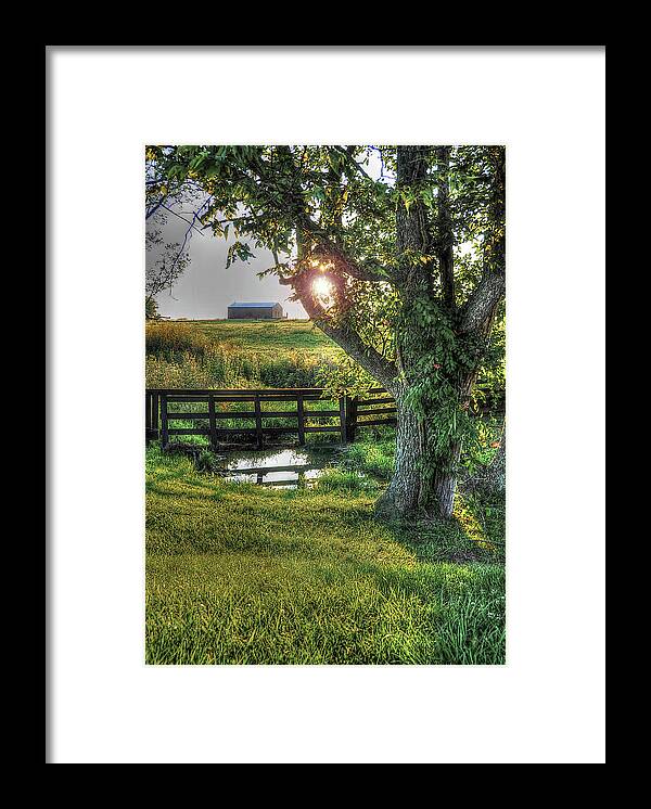 Kentucky Framed Print featuring the photograph Morning Has Broken by Randall Dill