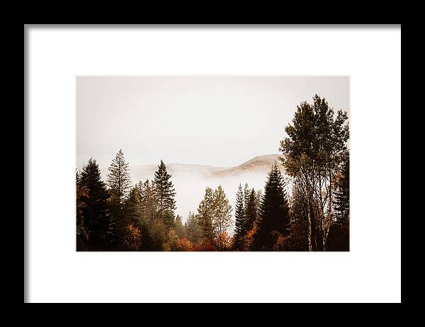 Canada Framed Print featuring the photograph Morning Mist by Carmen Kern