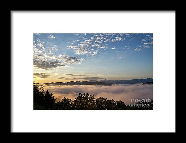 Tennessee Framed Print featuring the photograph Morning on the Foothills Parkway 4 by Phil Perkins