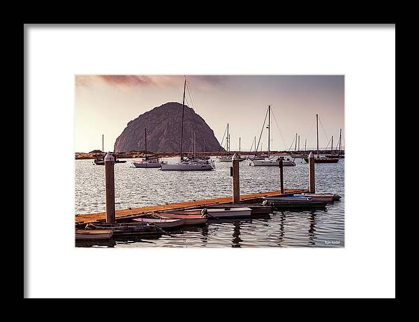 Landscape Framed Print featuring the photograph Morro Rock by Ryan Huebel