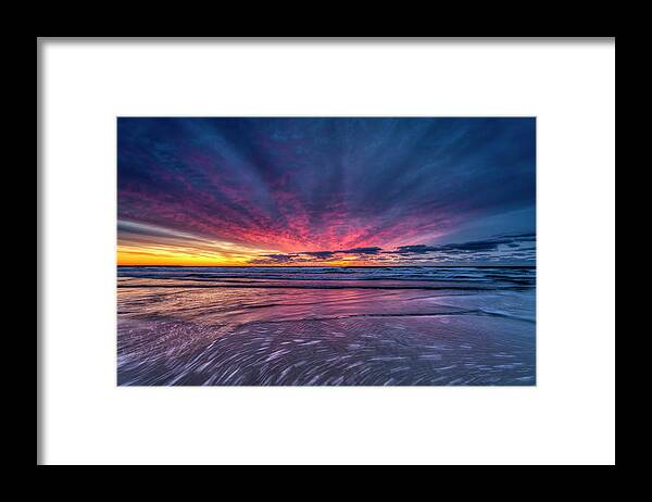 Sunrise Framed Print featuring the photograph Mother Natures Gift by Penny Polakoff