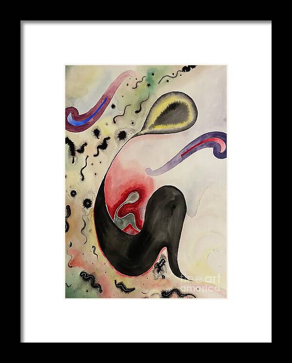 Mother And Child Framed Print featuring the painting Mothering by Pamela Henry