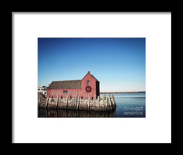 Rockport Framed Print featuring the photograph Motif Number One Christmas by Mary Capriole
