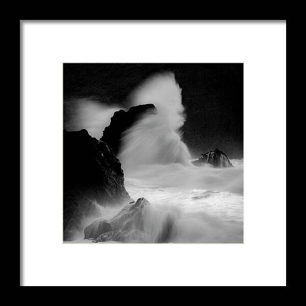 Motion Splash Framed Print featuring the photograph Motion splash by Donald Kinney