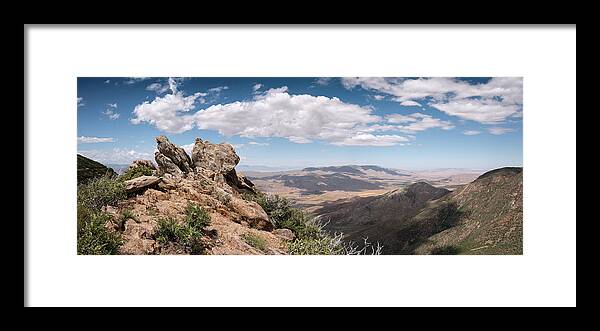 San Diego Framed Print featuring the photograph Mount Laguna Outlook by William Dunigan
