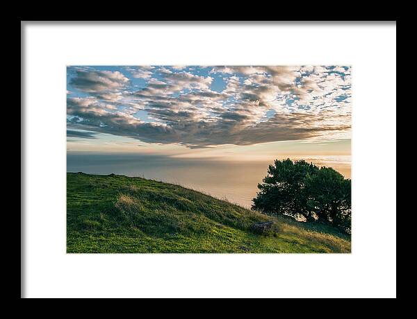 California Framed Print featuring the photograph Mount Tamalpais Sunset by Gary Geddes