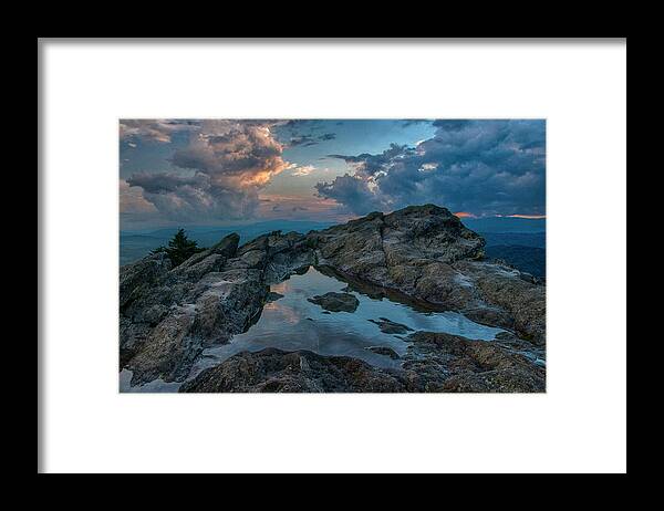 Blue Ridge Mountains Framed Print featuring the photograph Mountain Evening by Melissa Southern