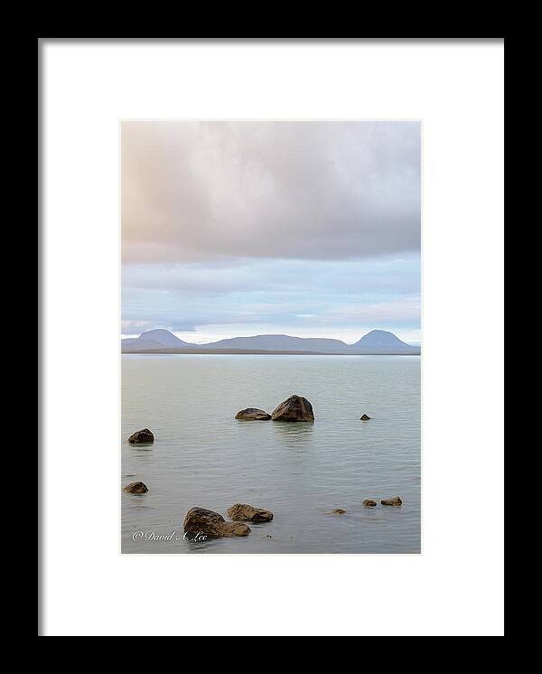 Iceland Framed Print featuring the photograph Mountain Lake by David Lee