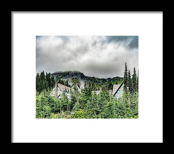 Landscape Framed Print featuring the photograph Mountain Retreat Washington State by Bob Slitzan