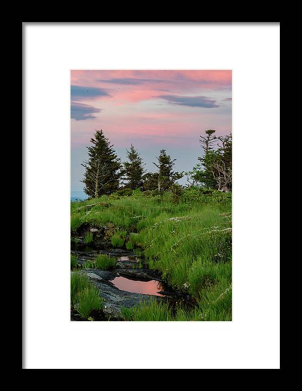 Blue Ridge Mountains Framed Print featuring the photograph Mountain Top Sunrise by Melissa Southern