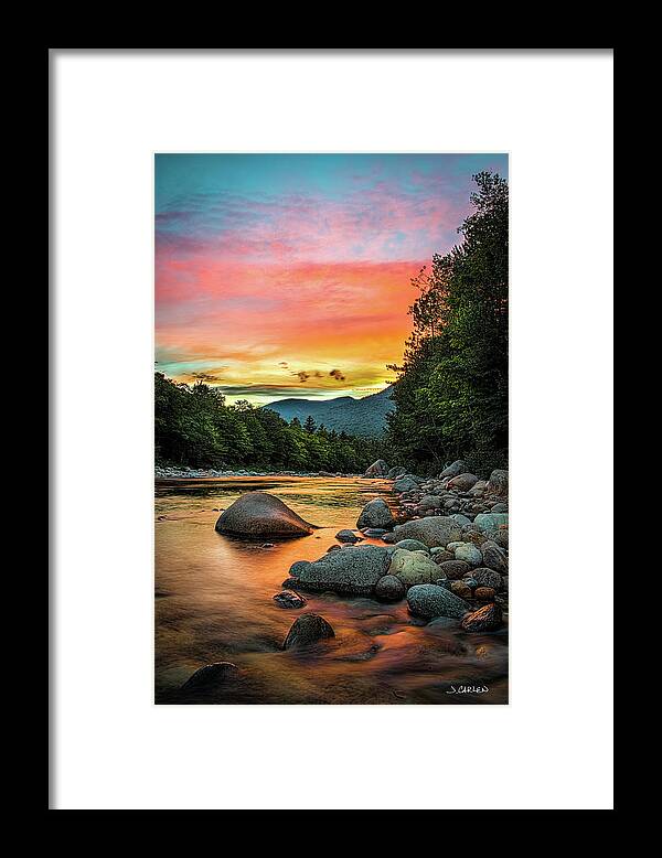 Landscape Framed Print featuring the photograph Mountain View by Jim Carlen