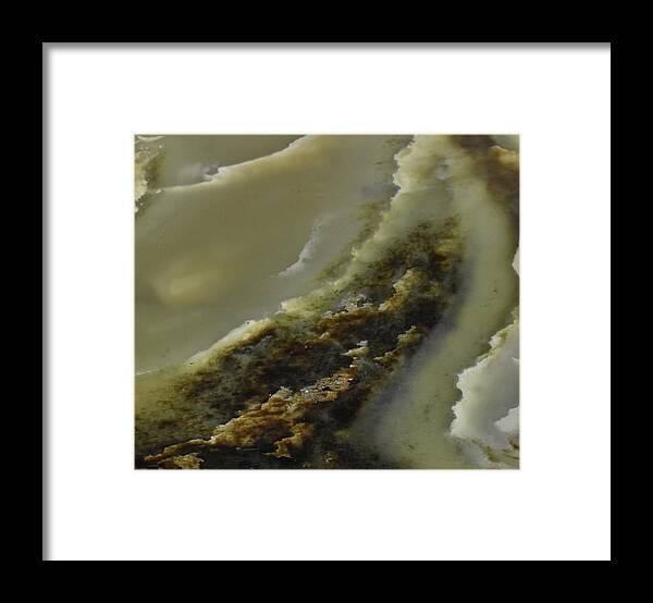 Art In A Rock Framed Print featuring the photograph Mr1028d by Art in a Rock