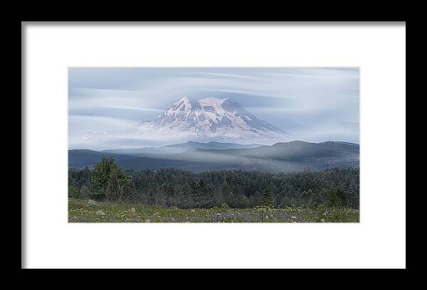 Mount Rainier Framed Print featuring the photograph Mt. Rainier by Patti Deters