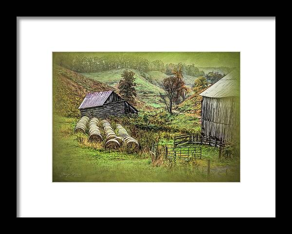 Barn Framed Print featuring the photograph Mt Rogers Farm by George Moore