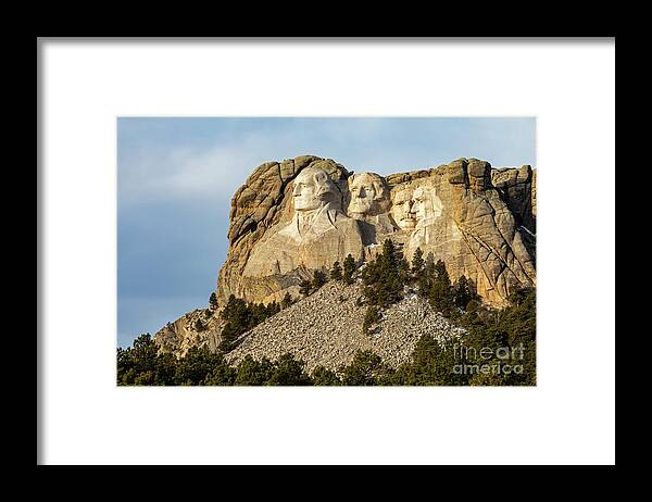 Mt Rushmore Framed Print featuring the photograph Mt Rushmore by Jim West