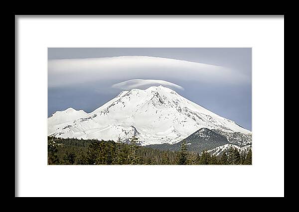 Mt Shasta Framed Print featuring the photograph Mt. Shasta Glory by Gary Geddes