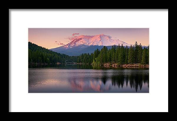 Shasta Framed Print featuring the photograph Mt. Shasta by Peter Boehringer