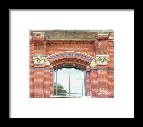 Window Framed Print featuring the photograph Music Hall Window by Bentley Davis