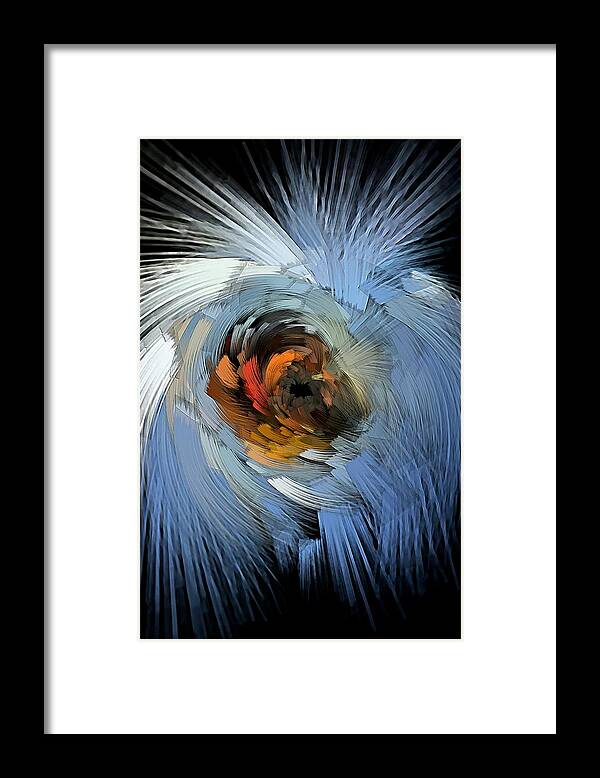 Flight Framed Print featuring the digital art My Parrot Polly by David Manlove