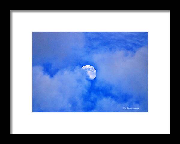 Moon Framed Print featuring the photograph Mysterious Moon by Mary Walchuck