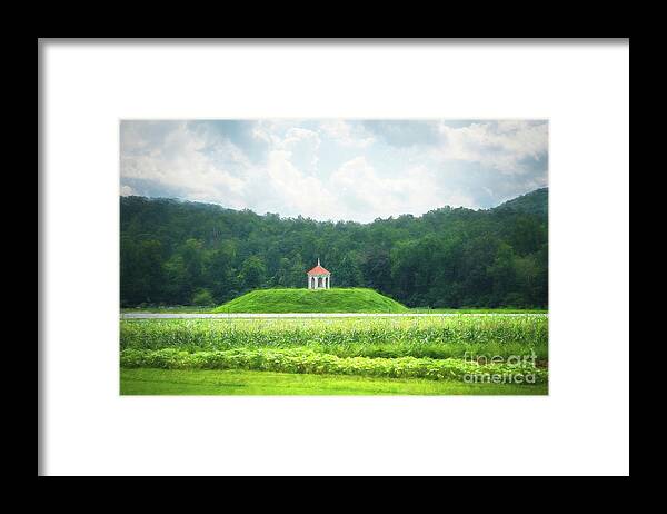 Nacoochee Framed Print featuring the photograph Nacoochee Indian Mound by Amy Dundon