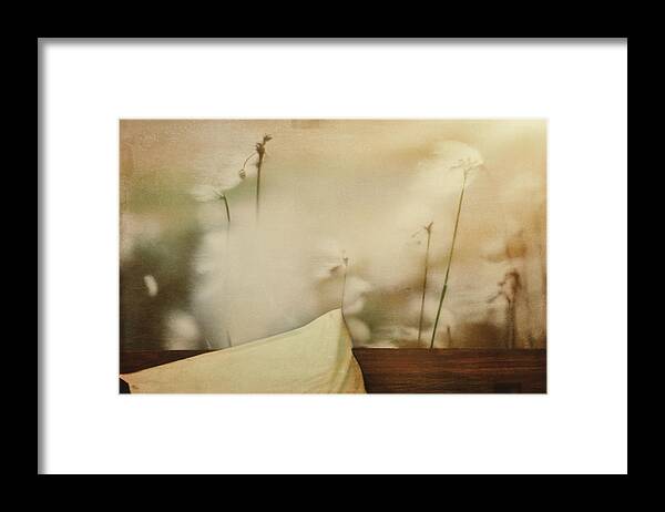 Bed Framed Print featuring the photograph Nap Time by Yasmina Baggili