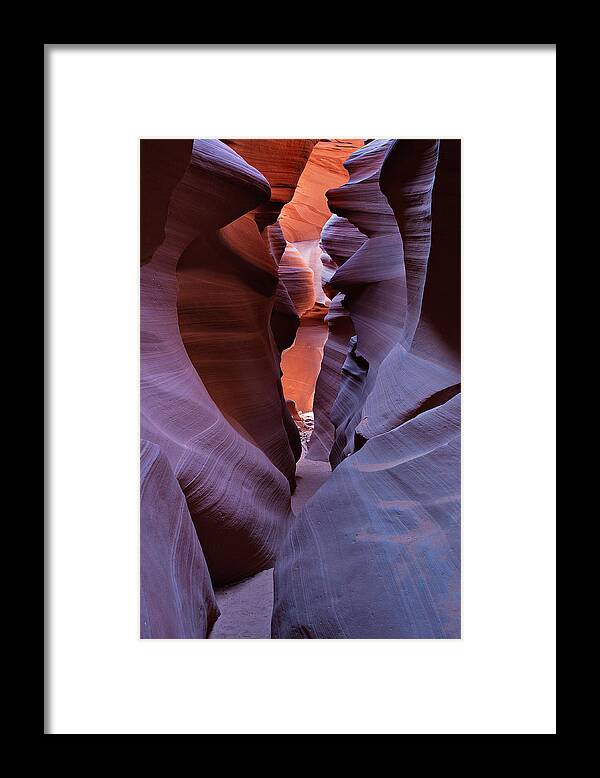 Slot Canyon Framed Print featuring the photograph Narrow Passage by Peter Boehringer