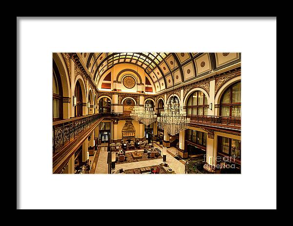 Nashville Framed Print featuring the photograph Nashville's Union Station interior by Shelia Hunt