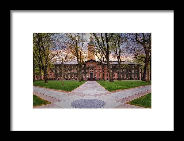 Princeton University Framed Print featuring the photograph Nassau Hall Princeton University by Susan Candelario