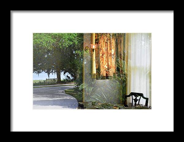 Jekyll Island Framed Print featuring the photograph Naturally Magical by Bruce Gourley