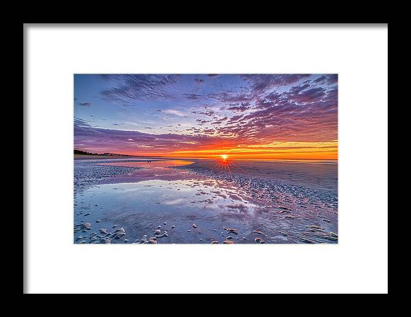 Ogunquit Framed Print featuring the photograph Nature Unfolds Her Treasure by Penny Polakoff