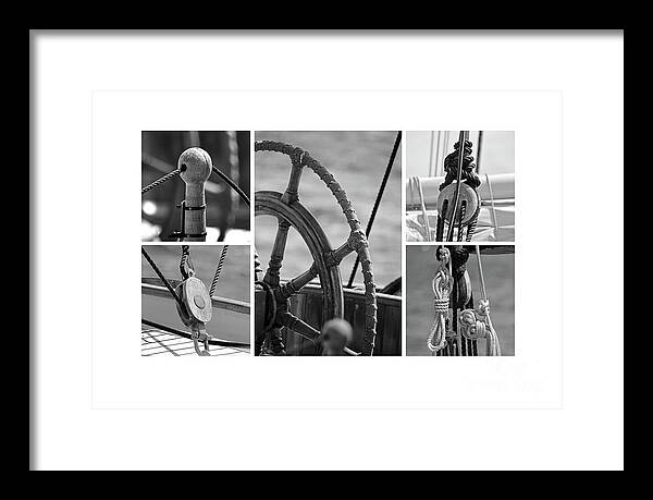 Boat Framed Print featuring the photograph Nautical Series Quintet by Dianne Morgado
